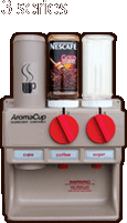 Aroma cup coffee dispenser three series